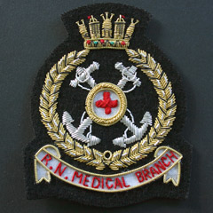 Royal Navy Medical Branch Blazer Badge